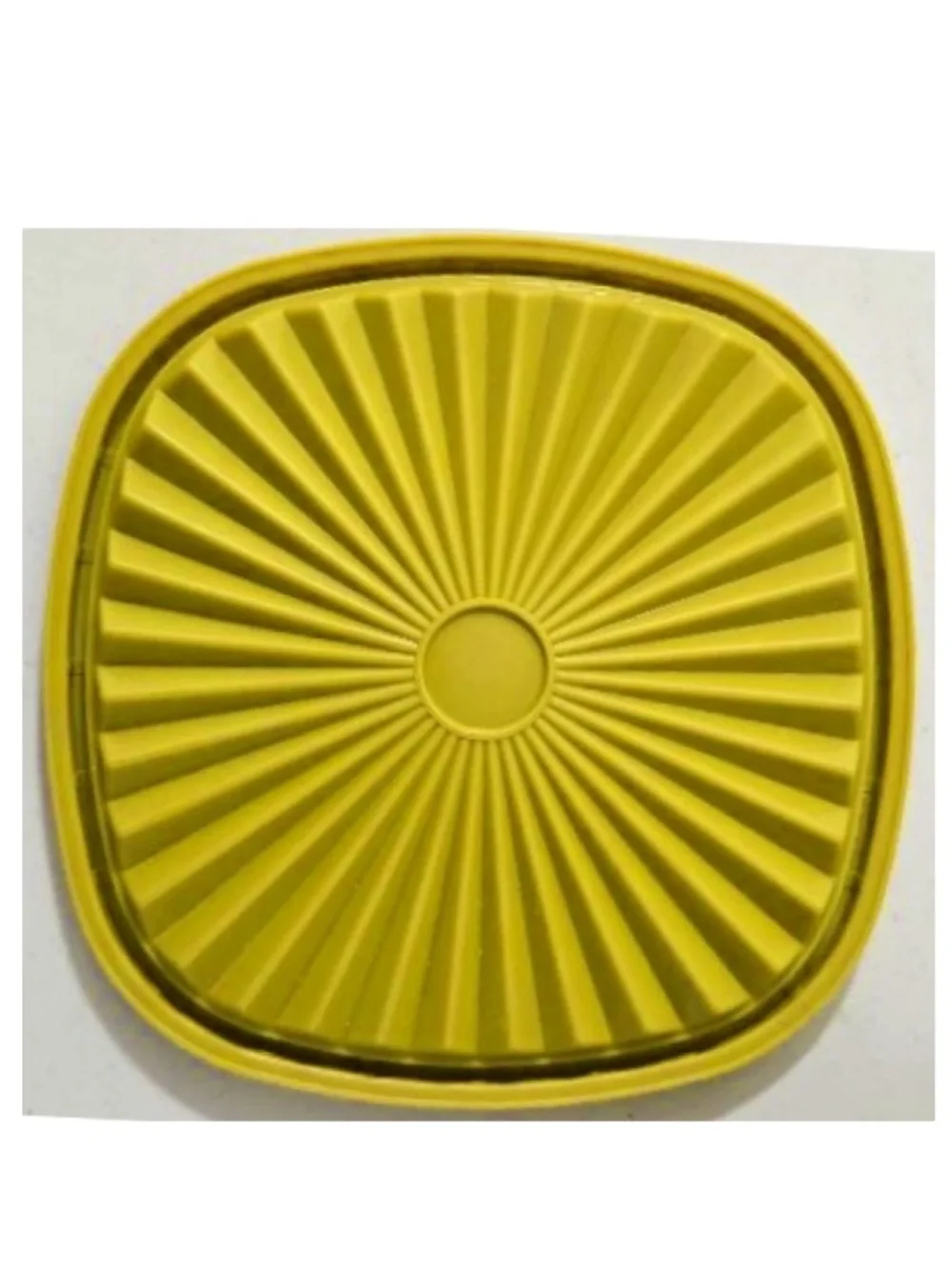 Vintage Tupperware Bowl Green Lid Modular Mates Servalier Container 840-6 VTG